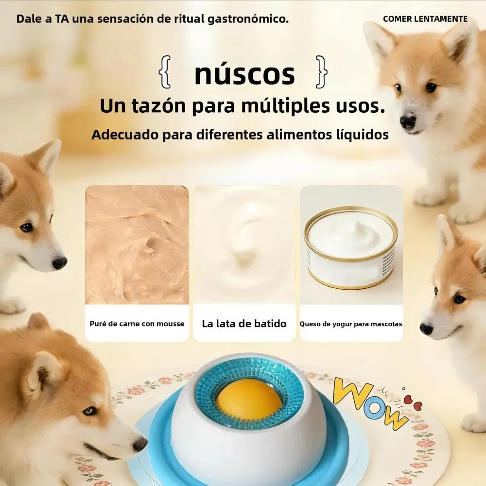 Brinquedo Interativo Slow Feeder para Cães e Gatos – Anti Tédio e Alimentação Lenta