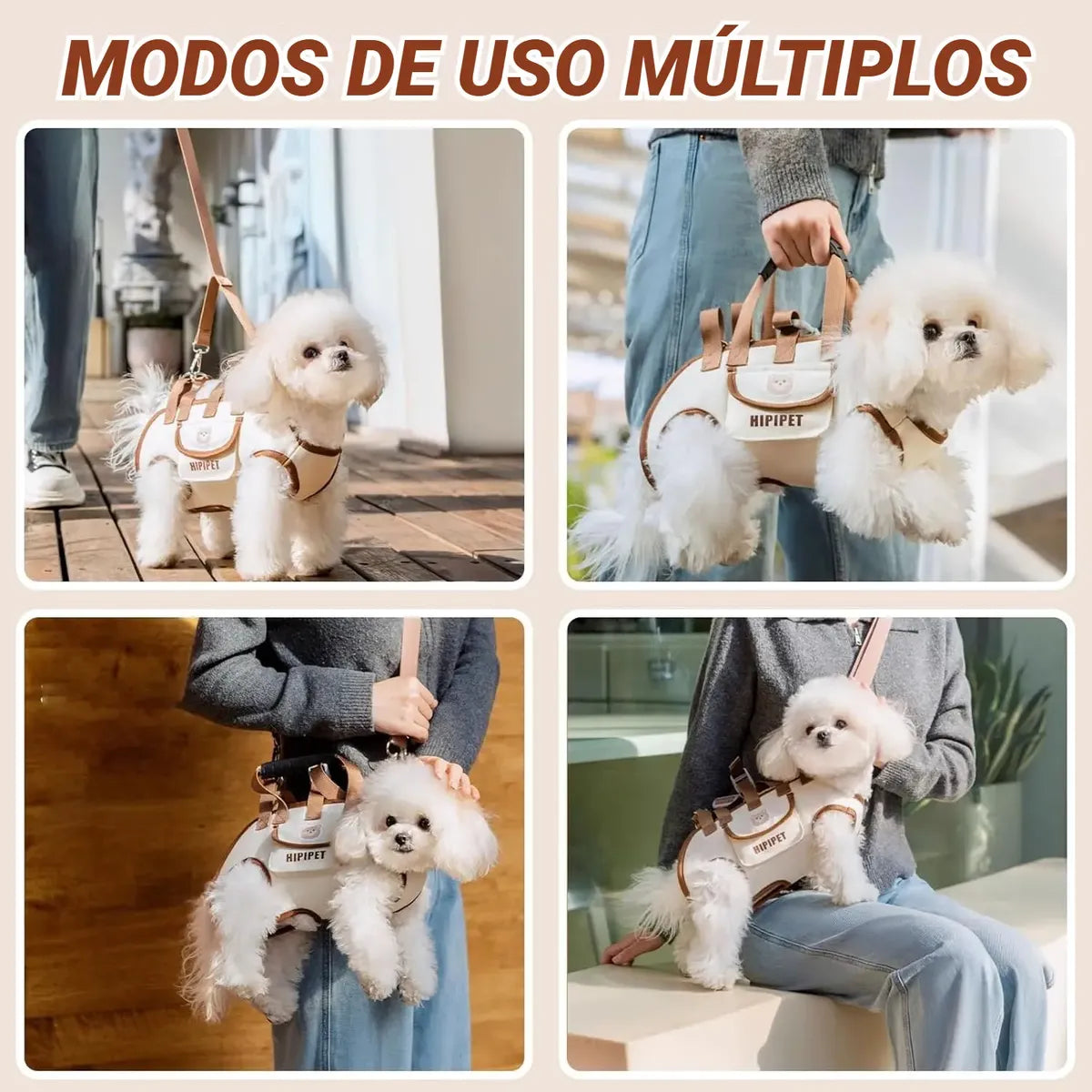 Mochila Sling Pet para Cães e Gatos Pequenos – Bolsa de Transporte Confortável e Ajustável