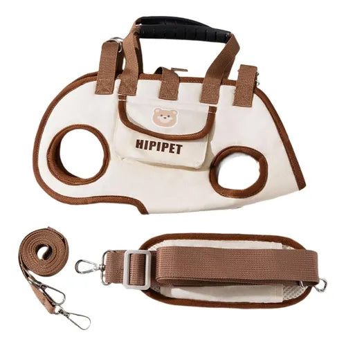 Mochila Sling Pet para Cães e Gatos Pequenos – Bolsa de Transporte Confortável e Ajustável