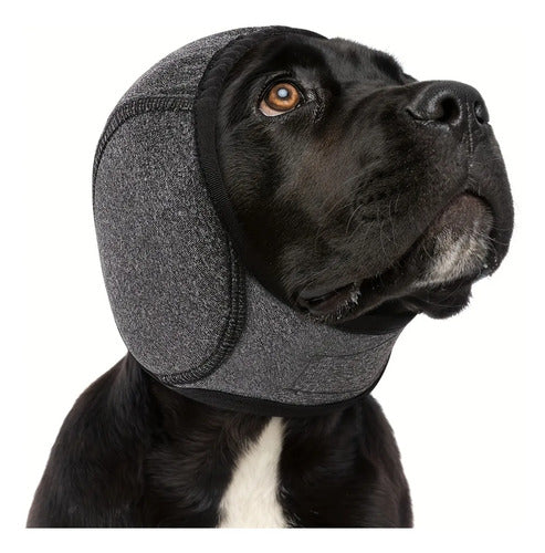 Protetor De Ouvido Para Cachorros Contra Ruídos E Barulhos-Cinza