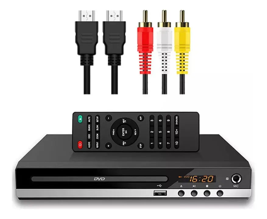 Leitor De Dvd Portátil Toca Cd Mp3 Usb Filme Bivolt